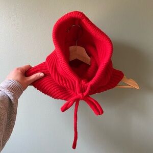 Red Knit Balaclava
